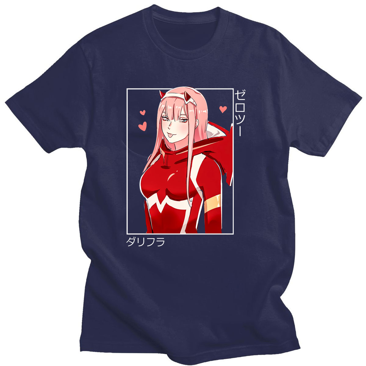Darling In The Franxx T-shirt - Anime Graphic Print T-shirts