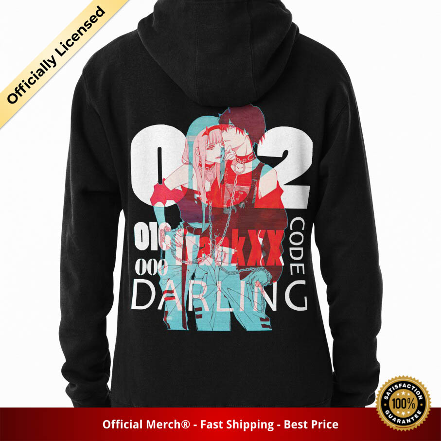 Darling In The Franxx Hoodie -  Anime Art Zero Two Kawaii Cute Pullover Hoodie - Designed By ShaleighAxson RB1801