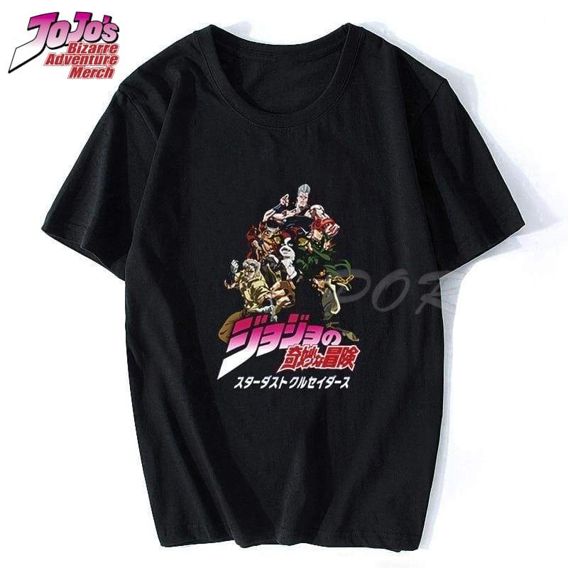 Jojo’s Bizarre Adventure Shirts - Stardust Crusaders Characters Funny Tee