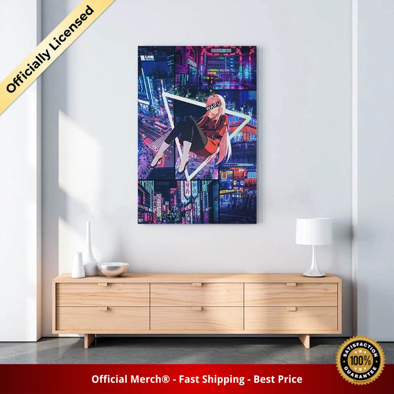 Darling In The Franxx Poster - Zero Two City Night Poster HD Canvas