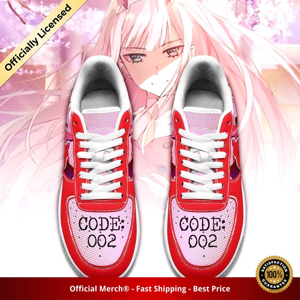 Darling In The Franxx Zero Two 002 Red Jordan Sneakers Darling In