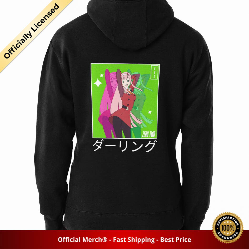 Darling In The Franxx Hoodie - Bright Dances Zero Two Character 1 Pullover Hoodie - Designed By weaboomean RB1801
