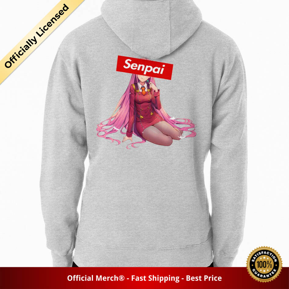 Darling In The Franxx Hoodie - Zero Two Senpai Pullover Hoodie - Designed By ReoAnime RB1801