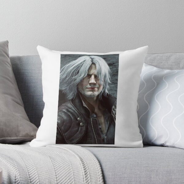 Devil may cry 5 dante Throw Pillow RB2112 product Offical devil may cry Merch