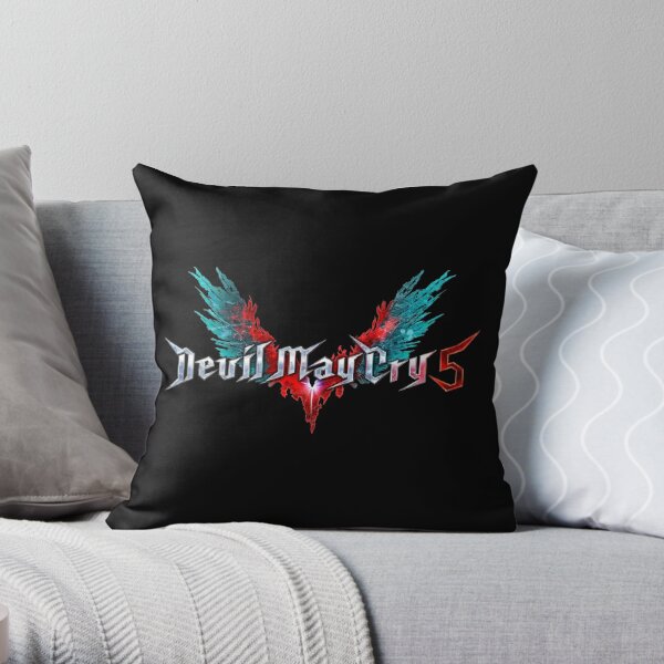 Devil May Cry 5 Godtier Logo Throw Pillow RB2112 product Offical devil may cry Merch