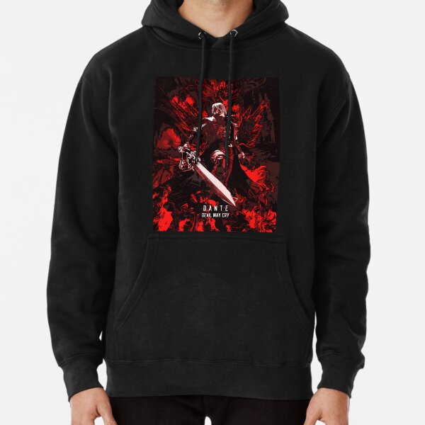 Classic Dante from Devil May Cry Pullover Hoodie RB2112 product Offical devil may cry Merch