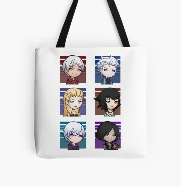 Devil May Cry Set All Over Print Tote Bag RB2112 product Offical devil may cry Merch