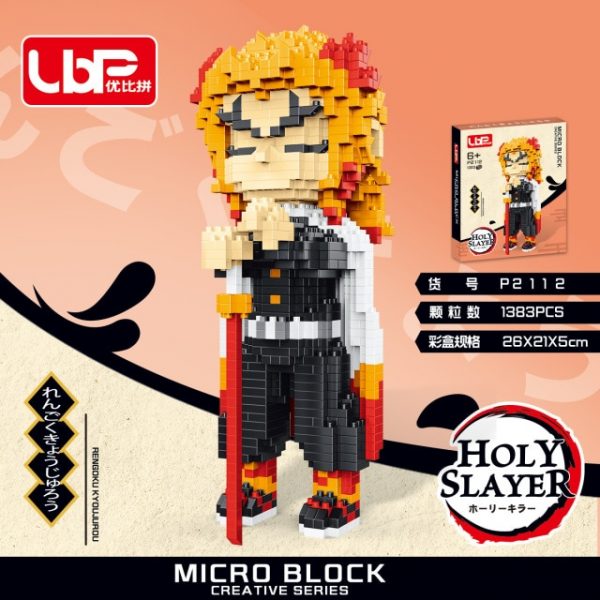 1000pcs Anime Demon Slayer Cartoon Building Blocks Kamado Tanjiro Micro Bricks Figures Nezuko For Birthday Christmas 2.jpg 640x640 2 - Demon Slayer Shop