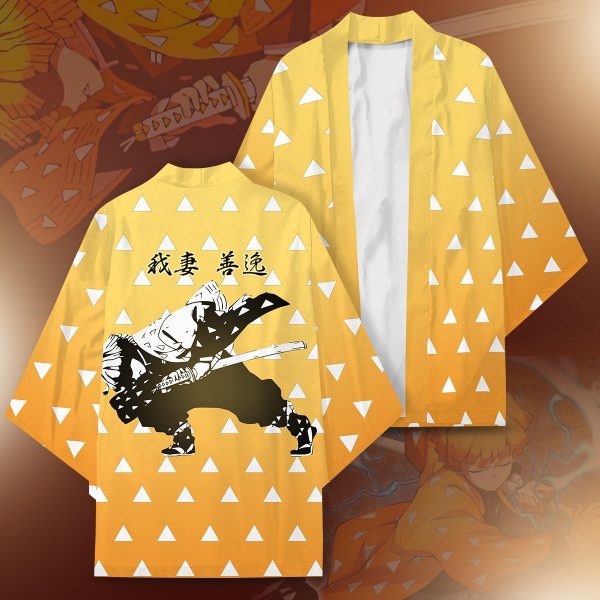 kimetso no yaiba zenitsu kimono 389925 - Demon Slayer Shop
