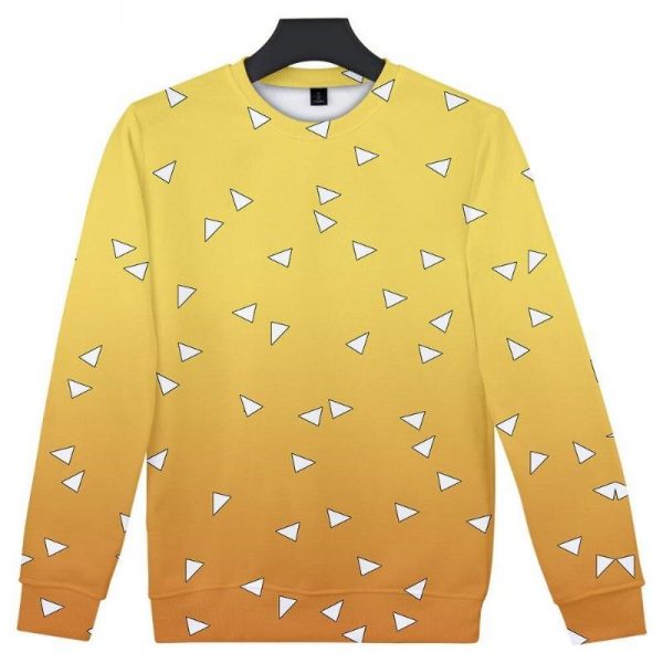 Demon Slayer Sweatshirt  Zenitsu Agatsuma Pattern XS Official Demon Slayer Merch