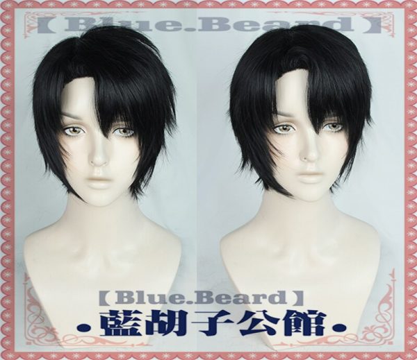 Anime Chainsaw Man Kishibe Cosplay Wig Heat Resistant Synthetic Short Black Wig Hair Hallowen Party Wig 1 - Demon Slayer Shop