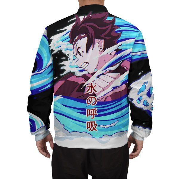 Tanjiro Water Style Bomber Jacket Official Demon Slayer Merch
