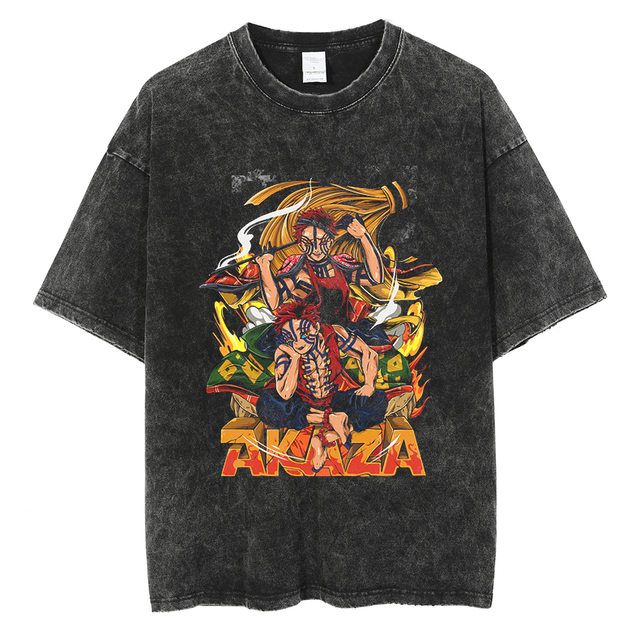 Demon Slayer T Shirt Anime Washed T shirt Kimetsu No Yaiba Graphic Vintage Tshirts Summer Funny 640x640 7 - Demon Slayer Shop