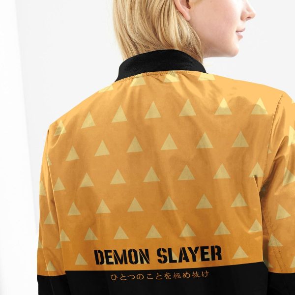 Zenitsu God Speed Bomber Jacket Official Demon Slayer Merch