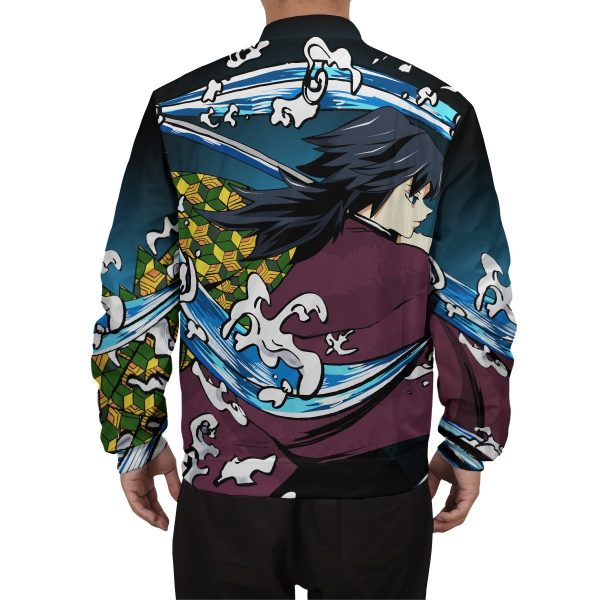 Giyu Water Style Bomber Jacket Official Demon Slayer Merch