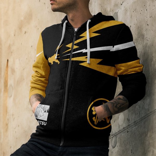 Thunder Zenitsu Unisex Zipped Hoodie Official Demon Slayer Merch
