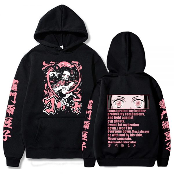 Demon Slayer Anime Hoodie Pullovers Tops Long Sleeve Casual Fashion Cloth 5 - Demon Slayer Shop