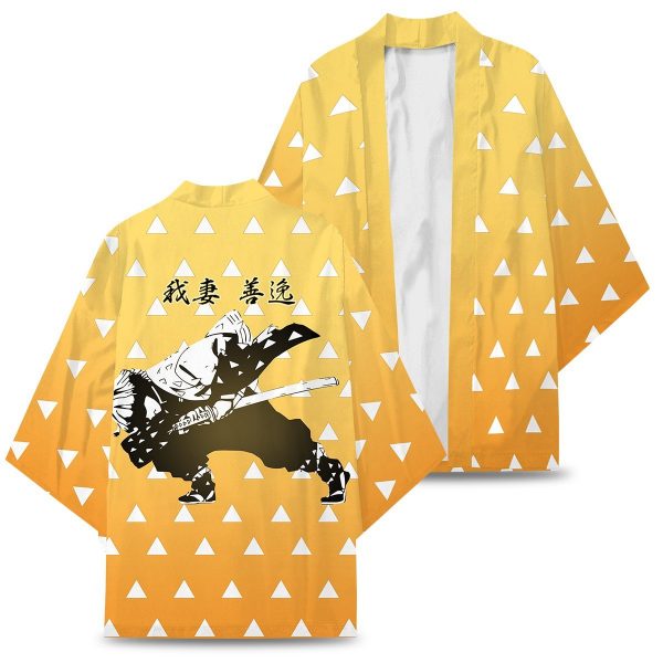kimetso no yaiba zenitsu kimono 956592 - Demon Slayer Shop