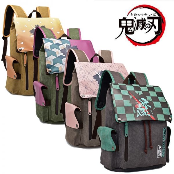 Anime Demon Slayer Kimetsu No Yaiba Backpack School Bag Kamado Nezuko School Season Cosplay Child Bag - Demon Slayer Shop