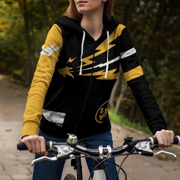 Thunder Zenitsu Unisex Zipped Hoodie Official Demon Slayer Merch