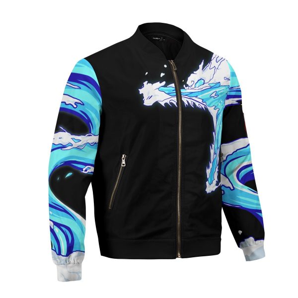 Tanjiro Water Style Bomber Jacket Official Demon Slayer Merch