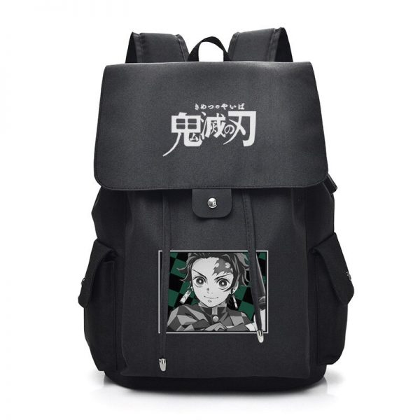 Anime Demon Slayer Kimetsu no Yaiba Large Capacity Backpack Unisex Teenagers Shoulder Bag Book Schoolbag for 3 - Demon Slayer Shop