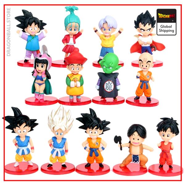 DBZ Son Goku Trunks Vegeta Bulma Upa Action Figures Kulilin Pan Piccolo Chichi Anime Figurines Kids - Dragon Ball Store
