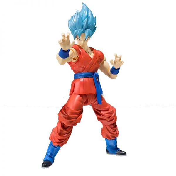 Dragon Ball Z Son Goku Action Figure Super Saiyan Blue Hair Model Toys 1 - Dragon Ball Store