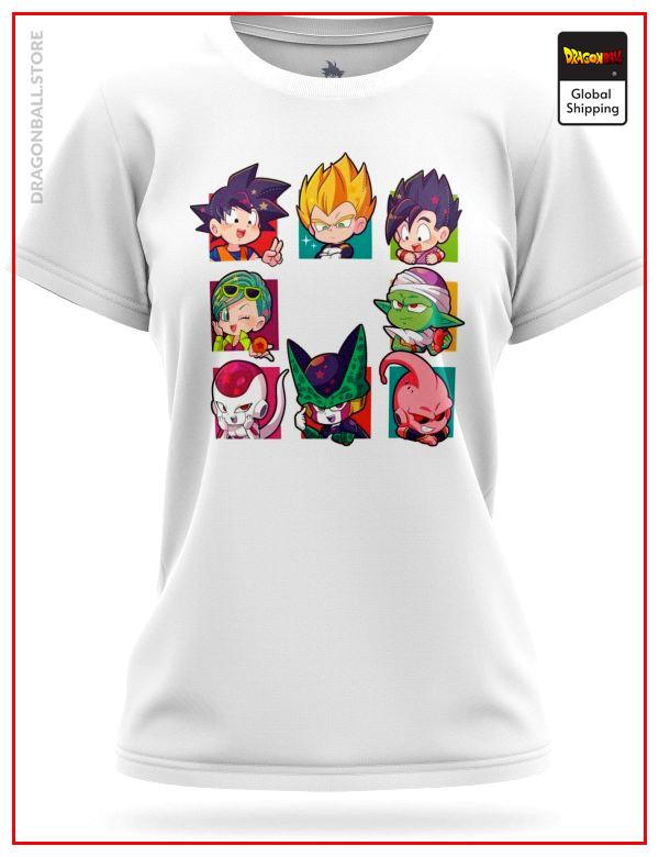 DBZ Woman T-Shirt Chibi 8744 / XS Official Dragon Ball Z Merch