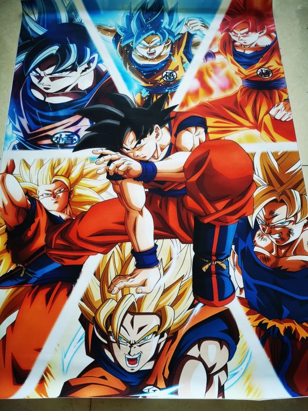 Japanese Anime Dragon Ball Goku Vegeta Dragon Ball Poster Art Canvas Painting Mural Printing Home Living 2 - Dragon Ball Store