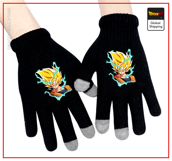 Dragon Ball Gloves Goku Saiyan Default Title Official Dragon Ball Z Merch