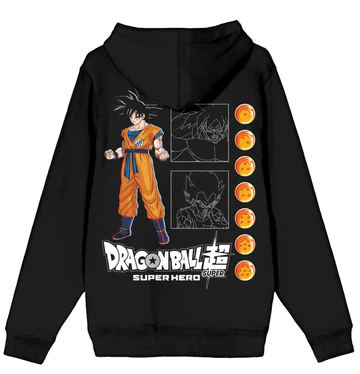 bioworld hoodies outerwear dragon ball super super hero goku line art hoodie crunchyroll exclusive - Dragon Ball Store