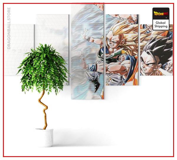Wall Art Canvas Dragon Ball Z  Gotenks & Gohan Adult Small / Without frame Official Dragon Ball Z Merch