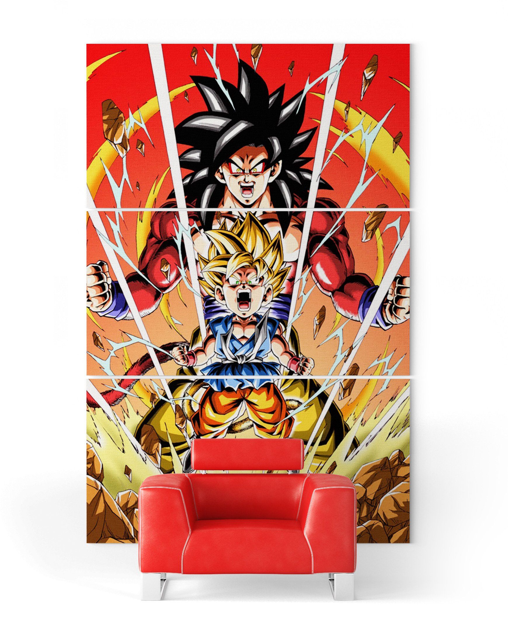 Dragon Ball Wall Arts Goku Saiyan DBZ store » Dragon Ball Store