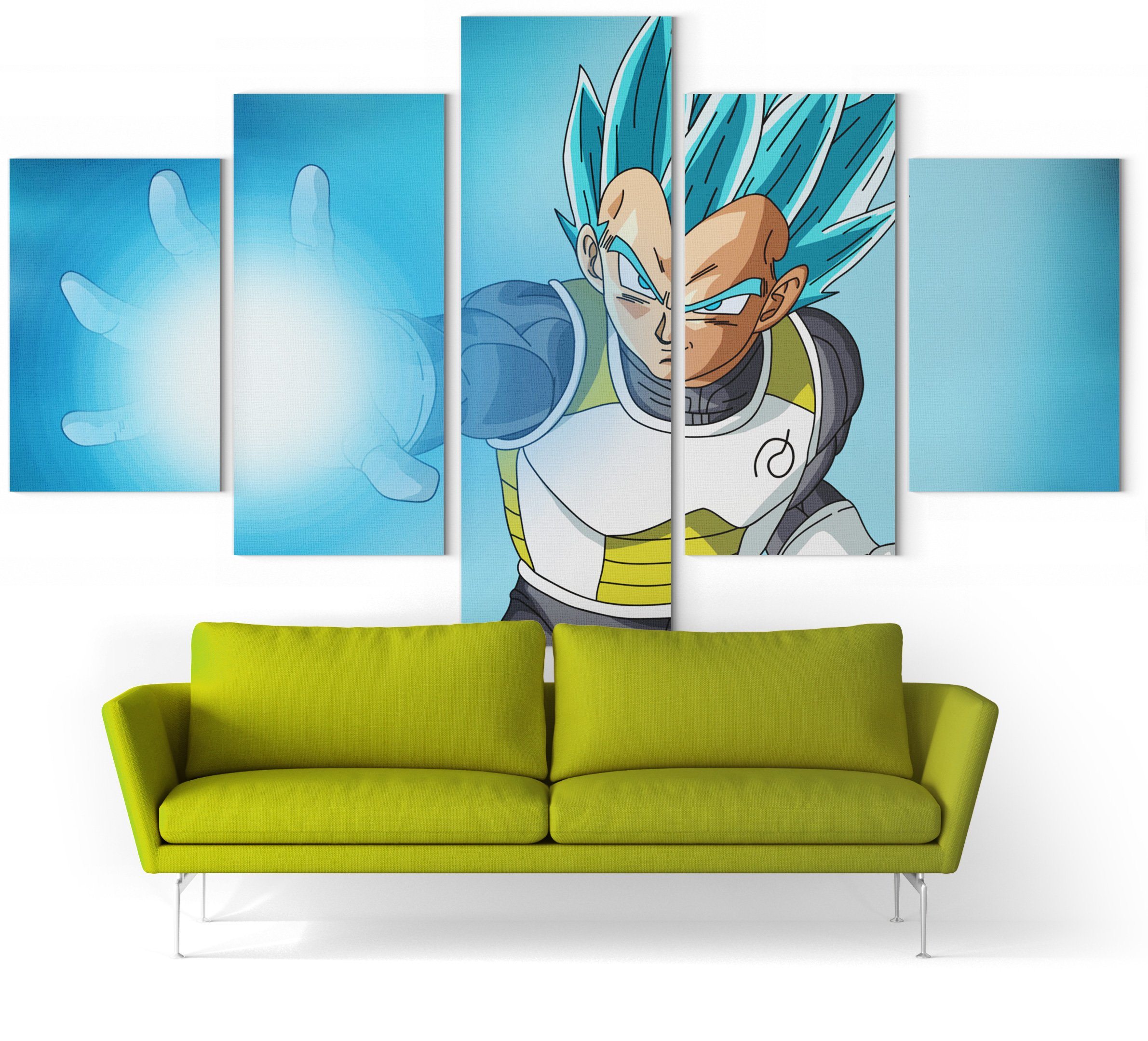 Dragon Ball Wall Arts Vegeta SSJ Blue DBZ store » Dragon Ball Store
