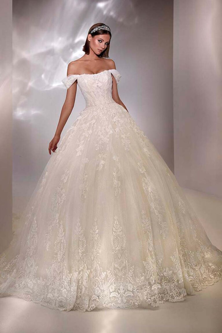 lace princess wedding dress