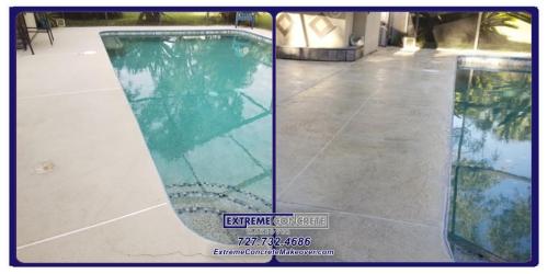 Concrete restoration before & after