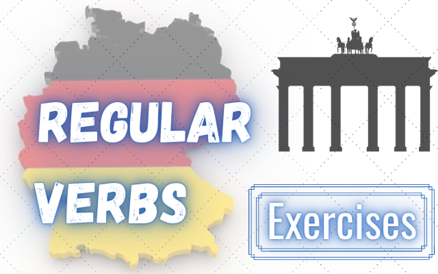 Regular Verbs German Practice - Exercises.One