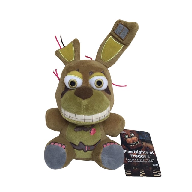 18cm FNAF Stuffed Plush Toys Freddy Fazbear Bear Foxy Rabbit Bonnie Chica Peluche Juguetes 5 Nights 4.jpg 640x640 4 - FNAF Plush