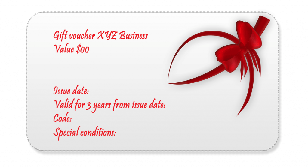 Gift voucher expiry dates and other gift voucher considerations