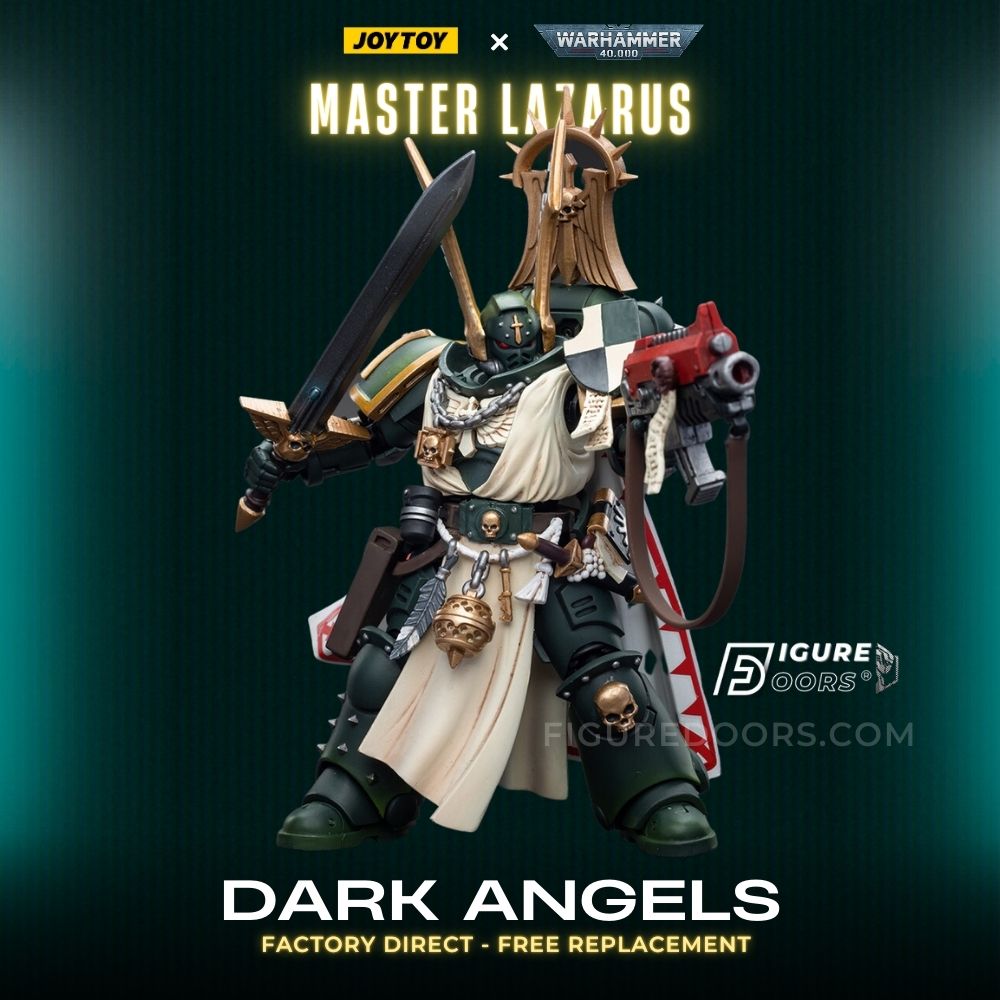 Pre-Order| Figure JoyToy Warhammer 40K Dark Angels Master Lazarus ...