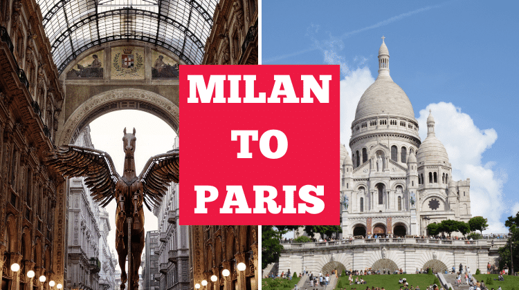 Milan to Paris by Train 2022 France and Italy by Train