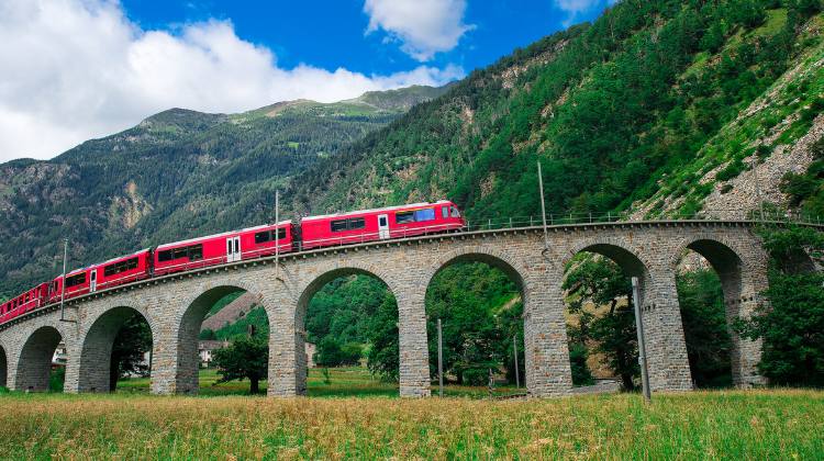 Taking the Bernina Express When Traveling From Paris to Rome