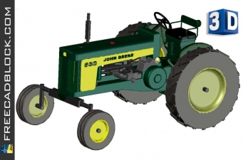 Agrimotor John Deere 530 3D