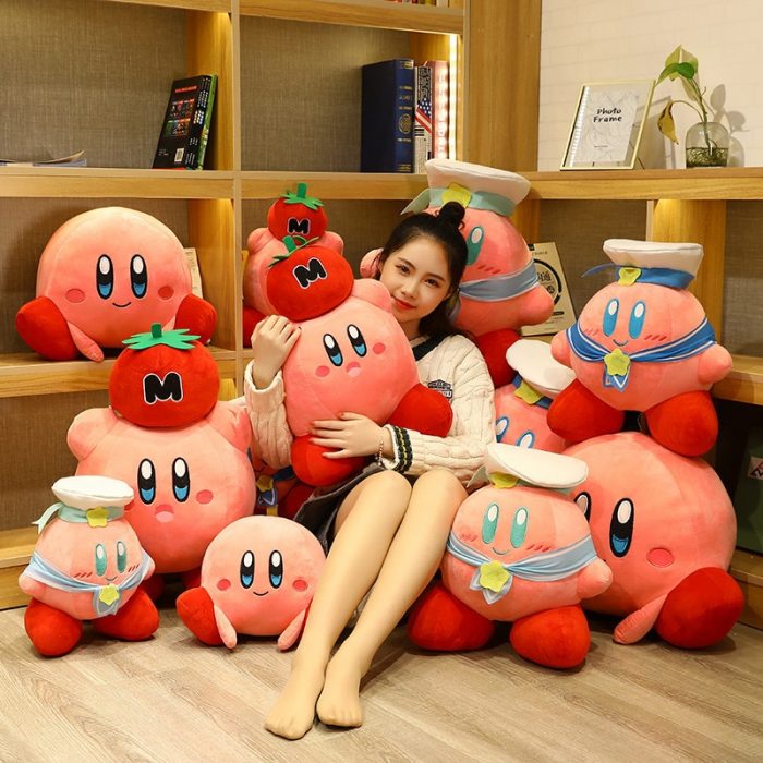 Star Kirby Doll Plush Toys Love Chef Doll Strawberry Pillow Pendant Children s Doll Birthday Gift 2 - Kirby Plush