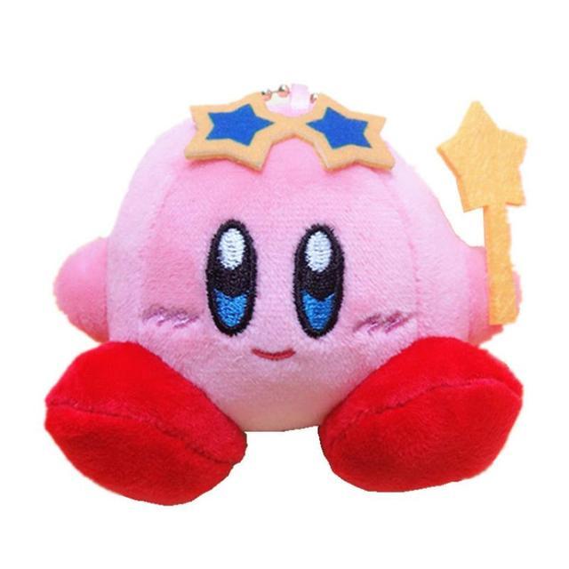 Anime Kawaii Cute Cartoon Star Kirby Plush Doll Toy Pendant Pink Girl Heart Bag Pendant Keychain 19.jpg 640x640 19 - Kirby Plush