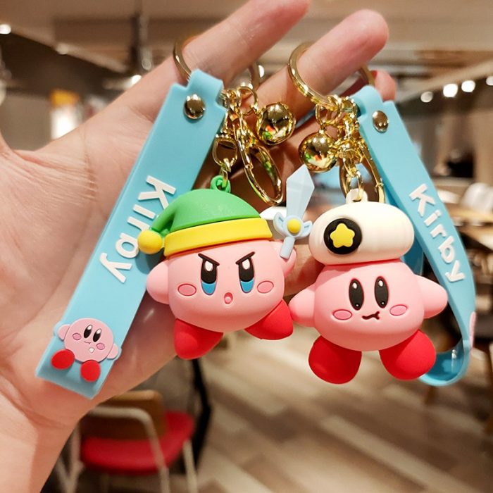 Kawaii Kirby Plush Cartoon Cute Dolls Kirbys Plushie Keychain Anime Plush Toys For Girls Kids Toys 2 - Kirby Plush