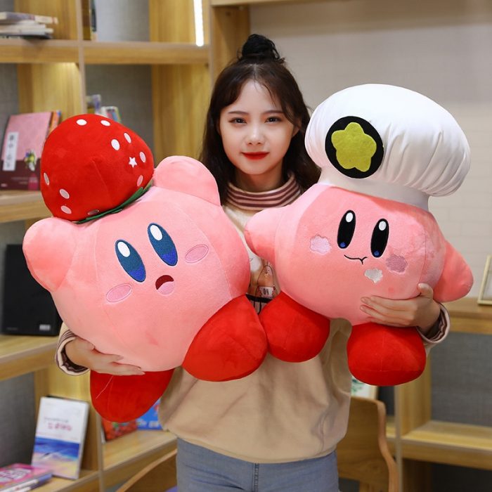 Star Kirby Doll Plush Toys Love Chef Doll Strawberry Pillow Pendant Children s Doll Birthday Gift 3 - Kirby Plush