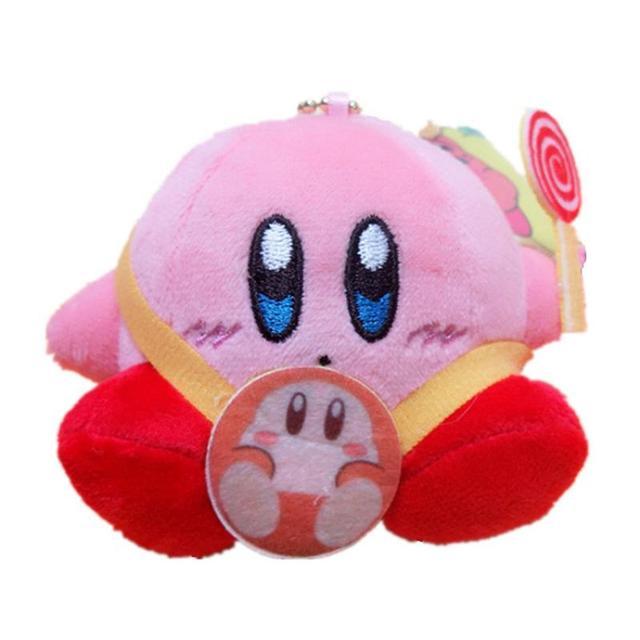 Anime Kawaii Cute Cartoon Star Kirby Plush Doll Toy Pendant Pink Girl Heart Bag Pendant Keychain 22.jpg 640x640 22 - Kirby Plush