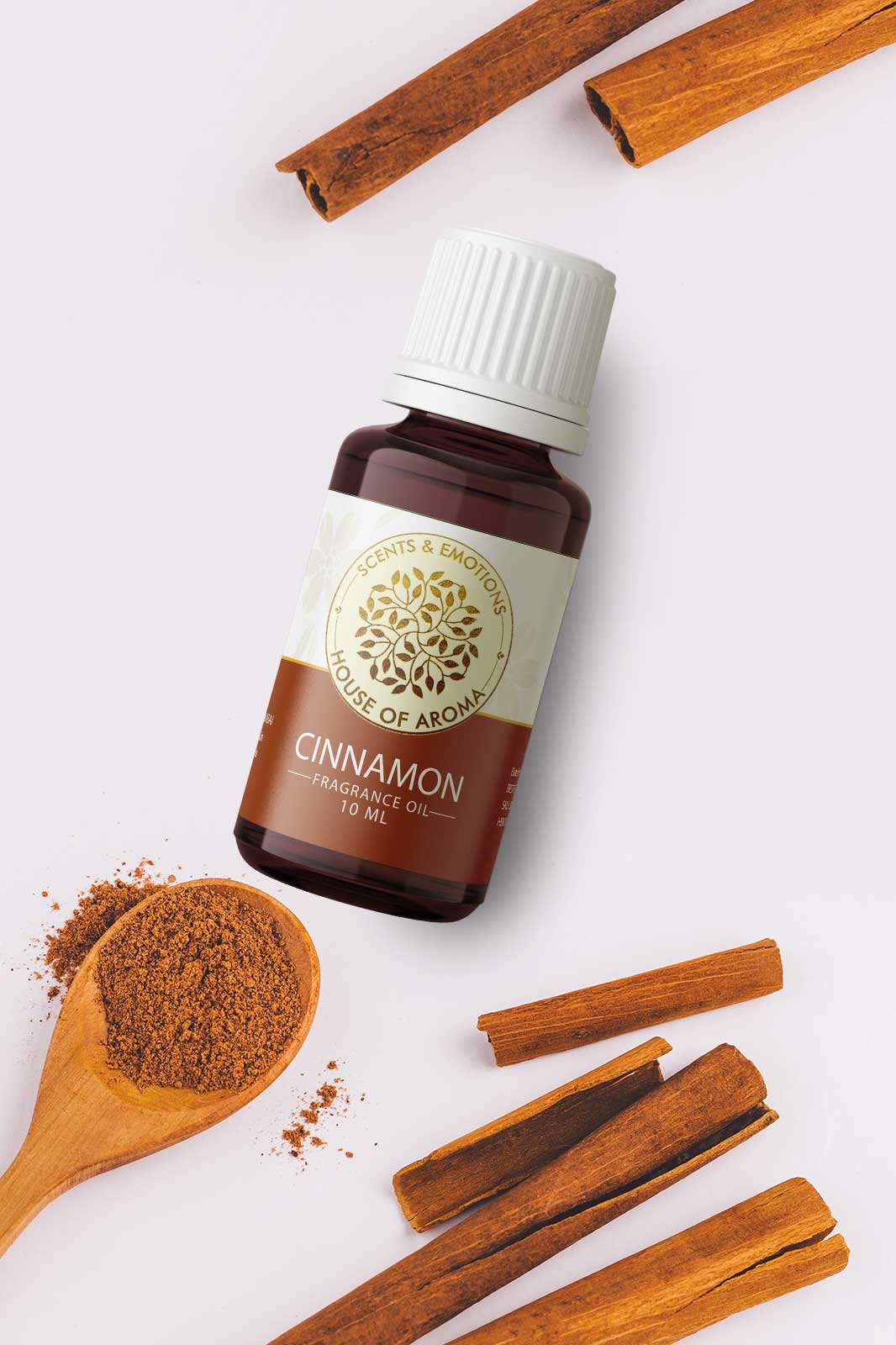 Cinnamon Fragrance Oil for deep breathing House of Aroma